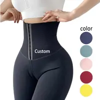 Meia leggings de compressão para yoga, calças com logotipo personalizado spandex para roupas fitness, esportiva, com bolsos
