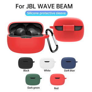 เคสซิลิโคนกันกระแทกกันน้ำและปลอกป้องกันสำหรับหูฟัง WAVE Beam พร้อมระบบป้องกันการตกหล่นและตะขอเกี่ยวแบบคาราบิเนอร์ - Product Image 6