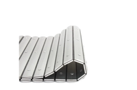 Rideau de protection en alliage d'aluminium et cache-poussière en profilé d'aluminium pour tours CNC