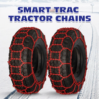 Cadenas para Neumáticos de Tractor SMART T, Resistentes, para Uso Agrícola, Cadenas de Tracción con Barra Transversal de Acero Aleado y Eslabones en Espiral para Nieve y Hielo