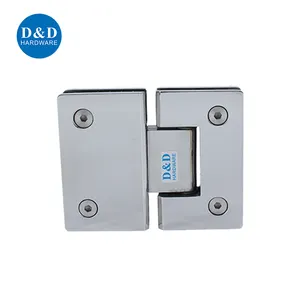 Stainless Steel 180 Degree Glass To Glass Adjustable Direction Shower Door Glass Hinge