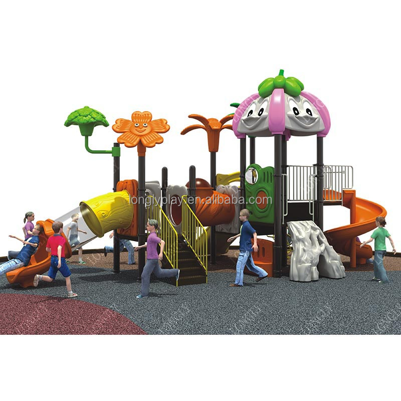 Stylish Commercial Outdoor Playground Kids Slide LLDPE Plastic Sports Park Garden Educational Residential Park Equipment