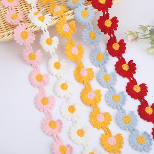 Garniture tricotage colorée OEM Sac à main Accessoires de sac en dentelle Garniture en dentelle <span class=keywords><strong>crochet</strong></span> - Product Image 5