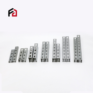 Mạ kẽm nhúng nóng Q235/q345 thép unistrut kênh strut với độ dày 1.7-3mm cho khung gắn bảng điều khiển năng lượng mặt trời - Product Image 1