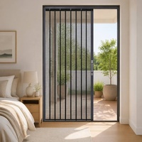 Porte pliante en aluminium antirouille pour chambre à coucher
