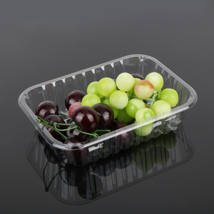 Boîte en plastique transparente <span class=keywords><strong>jetable</strong></span> sans <span class=keywords><strong>couvercle</strong></span> <span class=keywords><strong>plateau</strong></span> d'emballage de fruits et légumes frais - Product Image 2