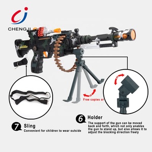 Nuevo artículo <span class=keywords><strong>Super</strong></span> Infrared Laser B/o Shooting Electric Plastic Sniper Rifle Kids Gun Toy - Product Image 4