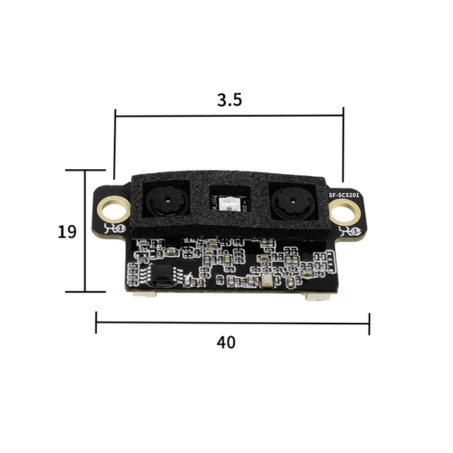 Dual Lens SC2356 CMOS Sensor USB Camera Module 2MP 1080P TOF 3D Binocular Camera Module with UART for Robotics Navigation