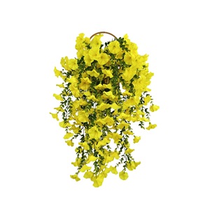 Guirlande artificielle de fleurs de gypsophile rouge de 75 cm en plastique et soie pour mariage, décoration extérieure et intérieure - Product Image 3