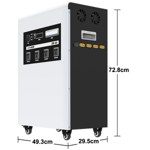 <span class=keywords><strong>Kit</strong></span> de station d'énergie <span class=keywords><strong>solaire</strong></span> 5000W avec charge AC 1200W pour batterie LEP 48V, onduleur 5KW, panneau <span class=keywords><strong>solaire</strong></span> MPPT, alimentation automobile <span class=keywords><strong>220V</strong></span> - Product Image 2