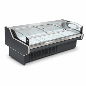 Vitrine réfrigérée pour charcuterie, réfrigérateur commercial pour aliments cuisinés avec porte en verre trempé - Product Image 4