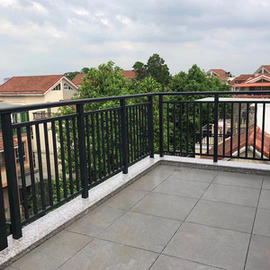 Barrières de balcon et de escalier modernes en acier inoxydable sur mesure avec finition thermolaquée de qualité supérieure, faciles à installer pour villa et appartement - Product Image 3