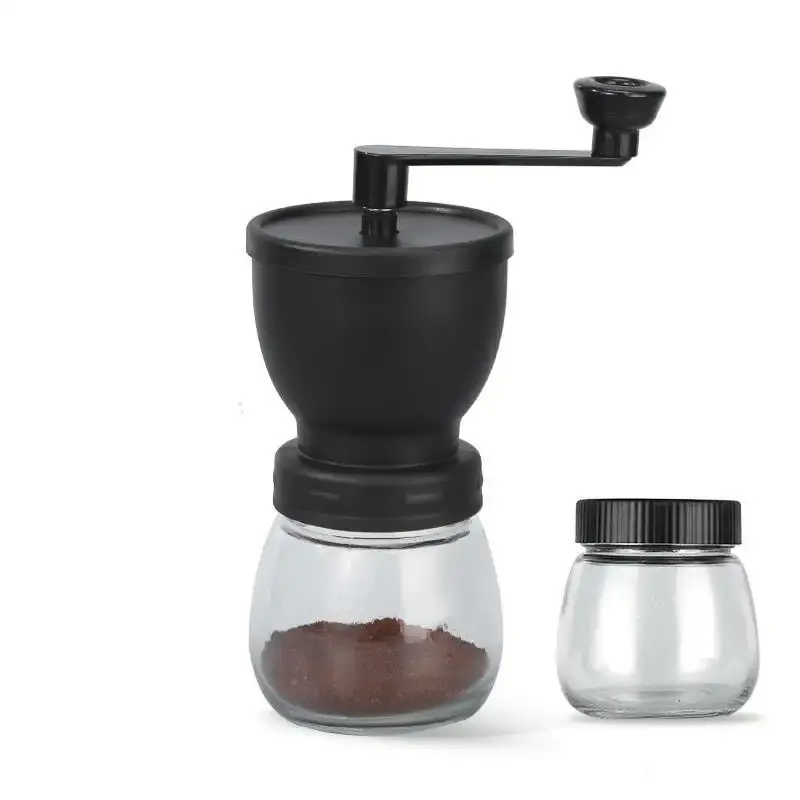 Adjustable Manual Hand Coffee Grinder Hand Held Coffee Beans Crank Grinder Household Small Portable Hand Coffee Grinder