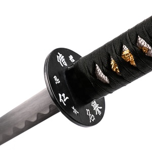 ดาบคาตานะนินจาบูชิโดทำมือแบบสั่งทำพิเศษ ขนาด 100 ซม. ไม่คม สำหรับตกแต่ง ดาบญี่ปุ่นแท้ - Product Image 4