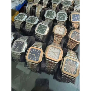 Montre mécanique pour homme de luxe haut de gamme ultra-fine, carrée, en acier 316L, mouvement automatique, pour le sport et les affaires - Product Image 6