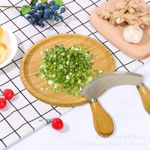 Ensemble de couteaux à pain en bambou avec manche en bois pour la découpe de gâteaux et l'utilisation en charcuterie - Product Image 4