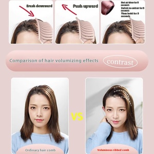 <span class=keywords><strong>Peigne</strong></span> volumateur pour cheveux longs et bouclés pour femmes, <span class=keywords><strong>peigne</strong></span> de massage capillaire à grande courbure avec manche en plastique - Product Image 5