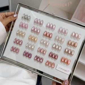 ZRKGEL - Set <span class=keywords><strong>de</strong></span> 24 Esmaltes <span class=keywords><strong>de</strong></span> Uñas en Gel con Efecto Ojo <span class=keywords><strong>de</strong></span> Gato, Color Rosa Brillante, para Verano, Marca Privada, Sin HEMA ni TPO, Magnético, UV, para Salón - Product Image 2