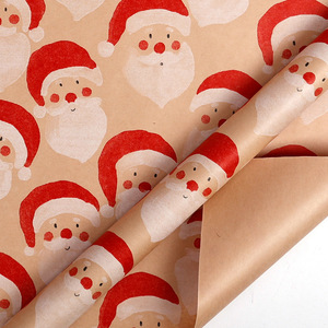 <span class=keywords><strong>Papel</strong></span> de regalo marrón de Navidad, hoja de rollo de <span class=keywords><strong>papel</strong></span> de regalo para decoración de embalaje de regalo, <span class=keywords><strong>papel</strong></span> artesanal - Product Image 4