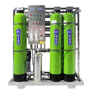 Небольшой очиститель воды обратного осмоса 500 л, стальная конструкция с насосом с фильтром для очистки воды - Product Image 4