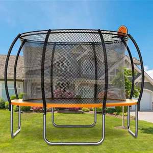 <span class=keywords><strong>Trampoline</strong></span> en acier de 8 pieds pour enfants et adultes, usage intérieur et extérieur, best-seller transfrontalier, usage commercial exclusif pour le commerce extérieur - Product Image 3