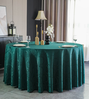 Nappe ronde en tissu polyester très vendue, 120 pouces, 132 pouces, pour mariage, banquet, événements, fête, restaurant, hôtel