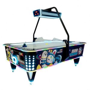 Mesa de Hockey de Aire Arcade Grande para Dos Jugadores, Operada con Monedas, Construcción de Fibra de Vidrio y Metal, Certificación CE, Personalizable - Product Image 6