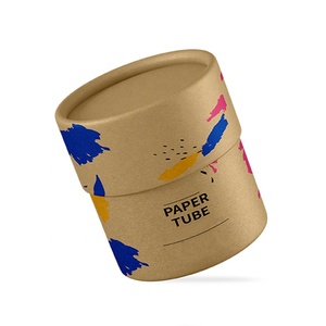 Tubo de Papel Kraft Biodegradable con Logotipo Personalizado, Cilíndrico, para Envasado de Dulces, Café y Té, Reciclable - Product Image 5