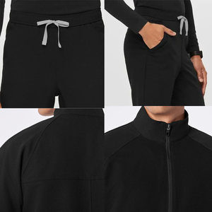 <span class=keywords><strong>Tansen</strong></span> Unisex Slim Fit Jogger-Arzthose mit 5 Taschen aus 4-Wege-Dobby-Gewebe mit Nadeldetektion für den Krankenhausgebrauch - Product Image 6