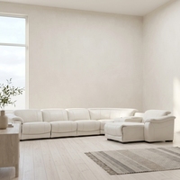 Canapé inclinable sectionnel avec chaise longue pour le salon