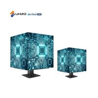 Schermo a cubo con effetto Hd personalizzato Wifi creativo con Video intelligente 3d con pubblicità magica p5 mm Display a cubo a Led da esterno con 5 facce
