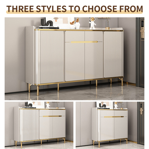 Mobilier moderne au <span class=keywords><strong>design</strong></span> luxueux, grand <span class=keywords><strong>pour</strong></span> l'<span class=keywords><strong>entrée</strong></span>, armoire de rangement de chaussures en MDF avec tiroir, armoire <span class=keywords><strong>à</strong></span> chaussures en bois - Product Image 5