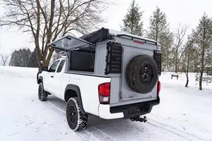 Camioneta 4x4 de Aluminio para Acampar, con Remolque y Toldo - Product Image 5
