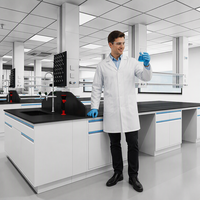 Banc de laboratoire moderne de haute qualité UKEN avec panneau en résine époxy, haute résistance chimique et durabilité pour les écoles et les hôpitaux