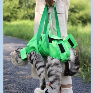 Transportín para Gatos, Bolsa Plegable Portátil para Mascotas, Color Sólido, Estilo Simple, para Uso en Vacunaciones de Gatos - Product Image 5