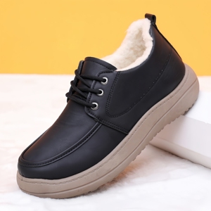 New High Quality Track Sneaker <strong>Men</strong> Elevator Black Microfiber Upper Lace-up Casual <strong>Shoes</strong> Branded Height Increasing EVA Mesh - Product Image 3