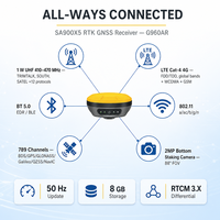 Placa de Posicionamiento GNSS de Alta Precisión, Transceptor UHF Integrado de 1 W, Antena Integrada; LTE 4G Global, Bluetooth, Wi-Fi