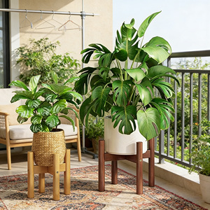 Soporte <span class=keywords><strong>de</strong></span> Madera para <span class=keywords><strong>Plantas</strong></span> <span class=keywords><strong>de</strong></span> Interior, Estilo Moderno <span class=keywords><strong>de</strong></span> Mediados <span class=keywords><strong>de</strong></span> Siglo, Natural, Duradero, para Balcón, Exhibición <span class=keywords><strong>de</strong></span> Macetas, Soporte <span class=keywords><strong>de</strong></span> Bambú para <span class=keywords><strong>Plantas</strong></span> <span class=keywords><strong>de</strong></span> Interior - Product Image 5