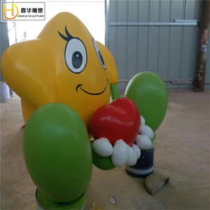 Escultura de Personaje de Dibujos Animados Jiahua, Figura de Fibra de Vidrio para Montar en el Suelo Exterior - Product Image 2