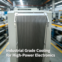 Radiateur en aluminium extrudé industriel de grande taille pour une solution de gestion thermique haute performance personnalisée