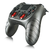 Manette de jeu GAMINJA à prix d'usine pour PS4 et PC avec moteur de vibration, sans fil BT, multifonctionnelle