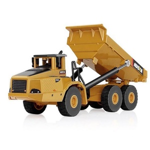 SJY-1611 Camions de construction en métal moulé sous pression, modèle Free Wheeler, échelle 1/50, ensemble de jouets d'ingénierie en alliage (pelle et camion benne) pour enfants - Product Image 2