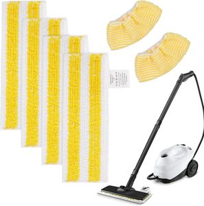 Remplacement pour les coussinets <span class=keywords><strong>de</strong></span> nettoyage à la vapeur lavables et réutilisables en microfibre pour <span class=keywords><strong>nettoyeur</strong></span> vapeur <span class=keywords><strong>Karcher</strong></span> EasyFix SC2 SC3 SC4 SC5 - Product Image 1
