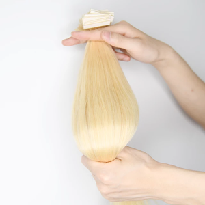 จัสมินบิวตี้ ต่อผมคุณภาพสูง 100% ผมแท้ยุโรปแบบเวอร์จิ้น เรมี่  แบบเทปติดสองชั้น - Product Image 3