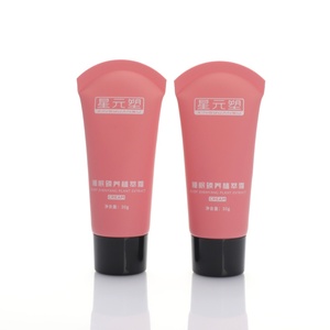 Tube en plastique rose souple de 30 g avec bouchon à vis, impression de logo personnalisée, pour l'emballage de produits de soin de la peau, crème pour le visage, le corps et les mains - Product Image 1