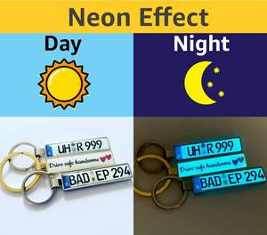 2026 Hot Deal Free Design <strong>Personalised</strong> Custom Engraved <strong>Car</strong> License Plate <strong>Keyring</strong> &amp; Keychain Gift for Men &amp; Women - Product Image 6