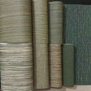 Modern Minimalist Weave Seamless Microfiber <b>Fabric</b> Wall Covering Nonwoven <b>Waterproof</b> Anti-Mildew Florals 100% ES Upholstery - Product Image 1
