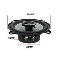 Approvisionnement d'usine 5 pouces coaxial voiture son haut-parleur meilleur prix 13CM 2 voies 4 ohms fer haut-parleur accessoires