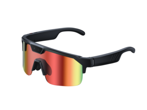 Occhiali Smart AI <span class=keywords><strong>2026</strong></span> Q01 con Registrazione <span class=keywords><strong>Video</strong></span> <span class=keywords><strong>HD</strong></span> Anti-Vibrazione, Fotocamera da 8MP, Traduzione in Tempo Reale, Occhiali da Sole per Sport Outdoor - Product Image 4