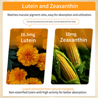 Perseek Luteine et Zéaxanthine en gélules souples – Soin des yeux pour enfants et adultes – Complément vitaminique personnalisable – 1 dose par jour – 60 gélules